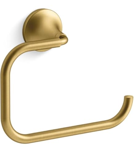 Kohler K-72571-2MB Artifacts Towel Ring, Vibrant Moderne Brushed